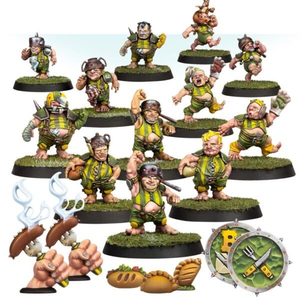 Blood Bowl - Team Halfling: Greenfield Grasshuggers