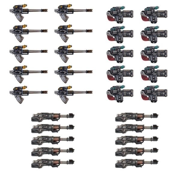 Heavy Weapons Upgrade Set – Volkite Culverins, Lascannons, and Autocannons
