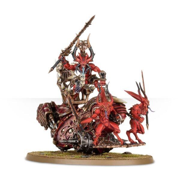 Rendmaster, Herald of Khorne on Blood Throne (Multikit: Trono del Sangue di Khorne / Cannone Teschio di Khorne)