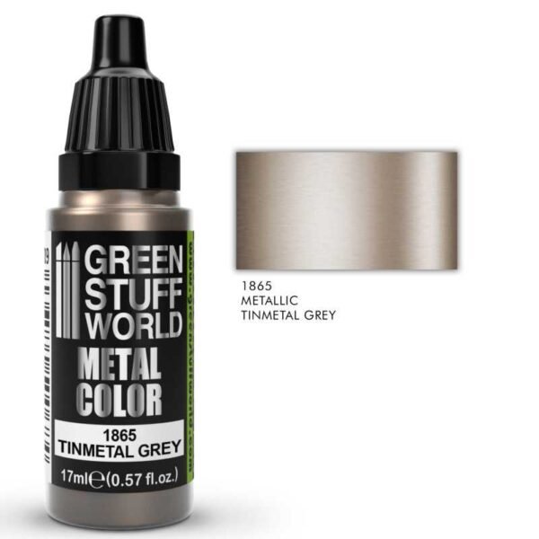 Tinmetal Grey - Colore Metallizzato 17ml
