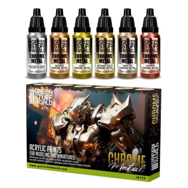 Set Colori - Colori Cromati 17ml