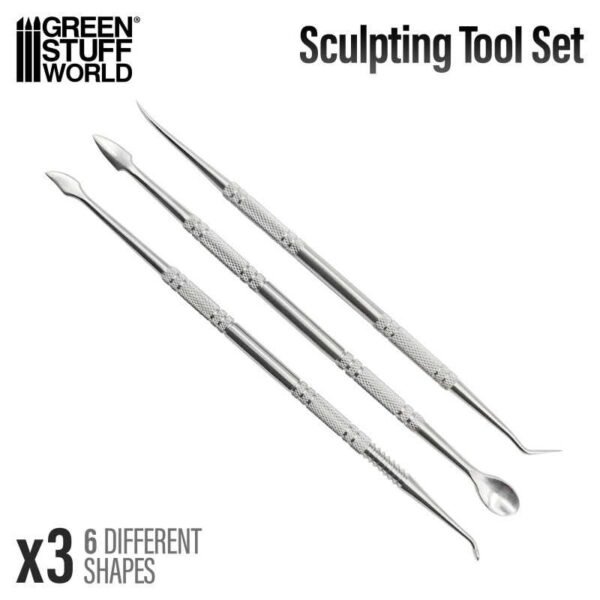 3x Attrezzi Scultorei