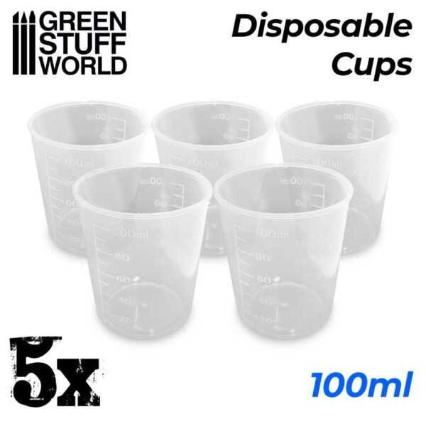 5x Bicchieri Monouso 100ml