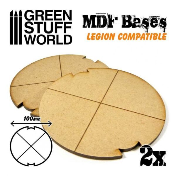 Basette MDF - Tonde 100 mm (Legion)