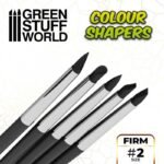 Pennelli in Silicone Nero Firm - Misura 2