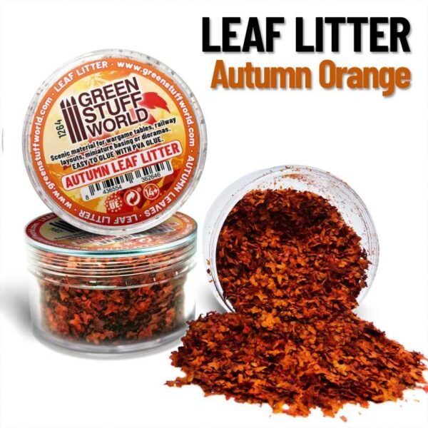 Foglie Naturali - Arancione Autunnale