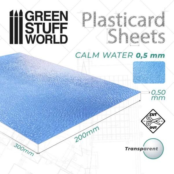 Foglio Plasticard Acqua Calma