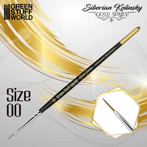 Gold Series Pennello Kolinsky Siberiano - 00