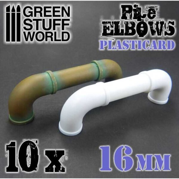 Tubi a Gomito Plasticard 16mm
