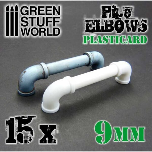 Tubi a Gomito Plasticard 9mm