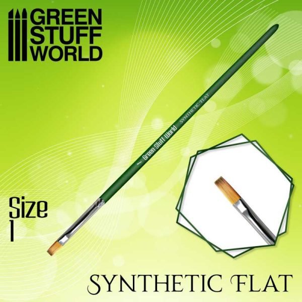 Green Series Pennello Sintetico Piatto - 1