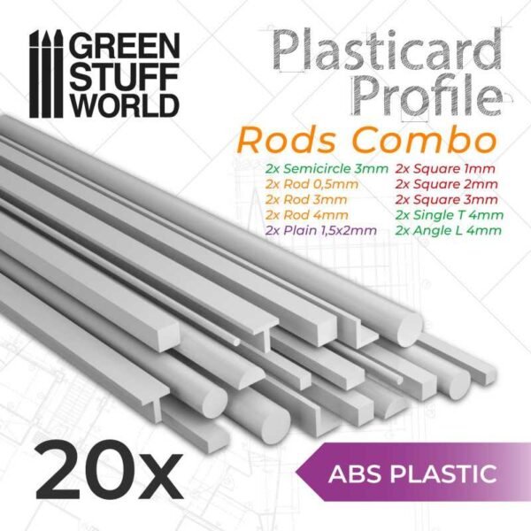 Mix 20 Barre Plasticard