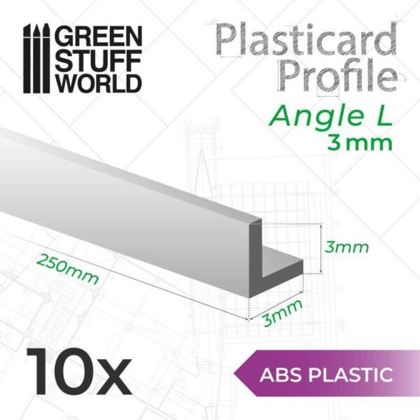 Angolo ad L Plasticard 3mm