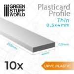 Foglio Plasticard uPVC 0.50x4mm