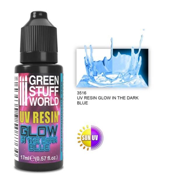 Resina UV - Blu GLOW 17ml