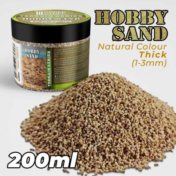 Sabbia grossa modellismo 200ml - Colore Naturale