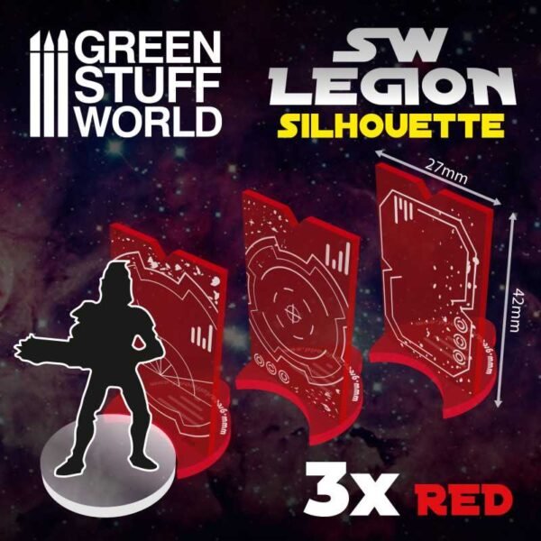 Silhouette Star Wars Legion - Rosso