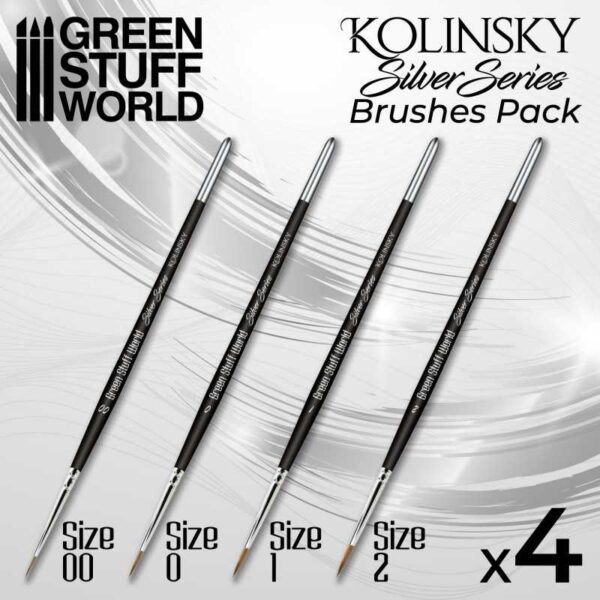Silver Series Set Pennelli Kolinsky