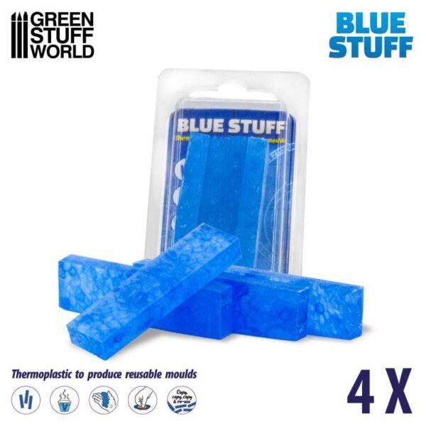 Materia Blu Riutilizzabile x4 barrette