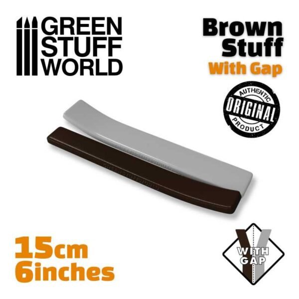 Materia Marrone 15 cm/6" Con Apertura