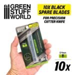 Pack 10x Lamette NERE 9mm - immagine 2