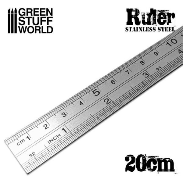 Righello Modellismo Metallico 20cm