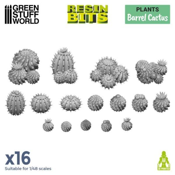 Set stampato in 3D - Cactus grusone