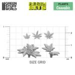 Set stampato in 3D - Cannabis - immagine 3