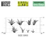 Set stampato in 3D - Ciuffi d'erba - immagine 3