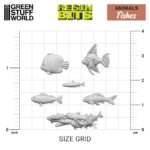 Set stampato in 3D - Collezione di Pesci - immagine 3