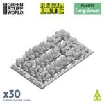 Set stampato in 3D - Foglie larghe - immagine 2