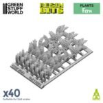 Set stampato in 3D - Foglie di Felce - immagine 2