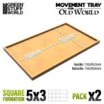 Vassoi di Movimento MDF Old World - 150x90mm - immagine 2