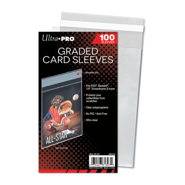 Graded Card Sleeves Resealable (100 Buste)