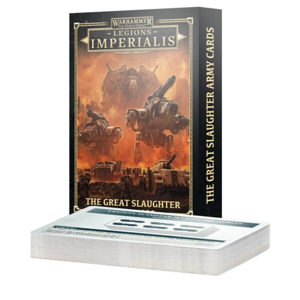 Legions Imperialis: The Great Slaughter Army Cards (Inglese)