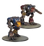 Legions Imperialis: Warhound Titans con Ursus Claws e Melta Lances