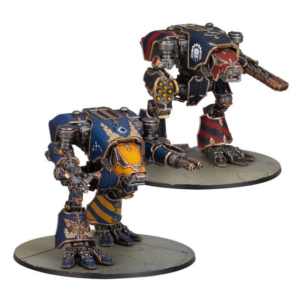 Legions Imperialis: Warhound Titans con Ursus Claws e Melta Lances