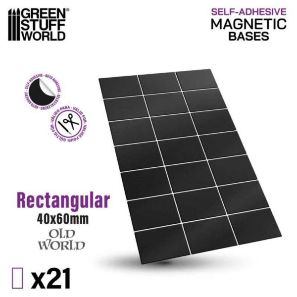 Magneti Pretagliati - Rettangolari 40x60mm