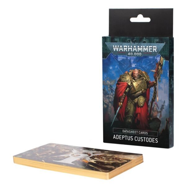 Datasheet Cards: Adeptus Custodes (Inglese) (Offerta valida fino ad esaurimento scorte)