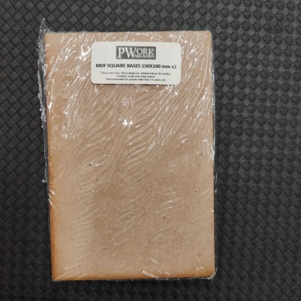 MDF Square Bases - 150x100mm x2 units
