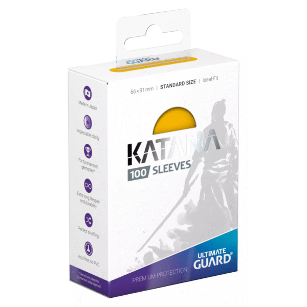 Ultimate Guard - Katana Sleeves Standard Size - Giallo