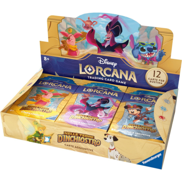 Disney Lorcana - Nelle Terre d'Inchiostro - Display da 24 Buste (Italiano)