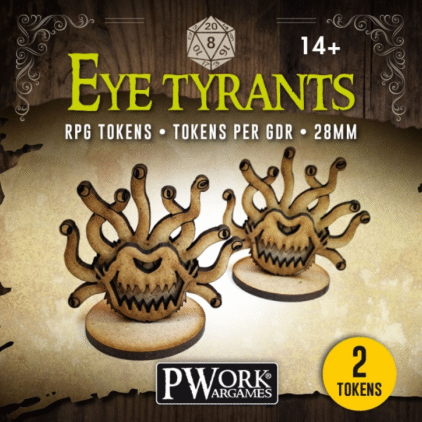 Eye Tyrants - RPG tokens - Pwork Wargames