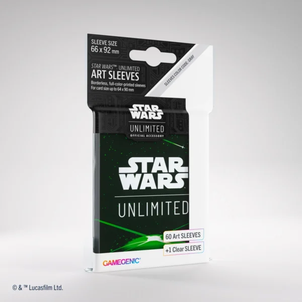Gamegenic - Star Wars™: Unlimited - Art Sleeves - Card Back Green