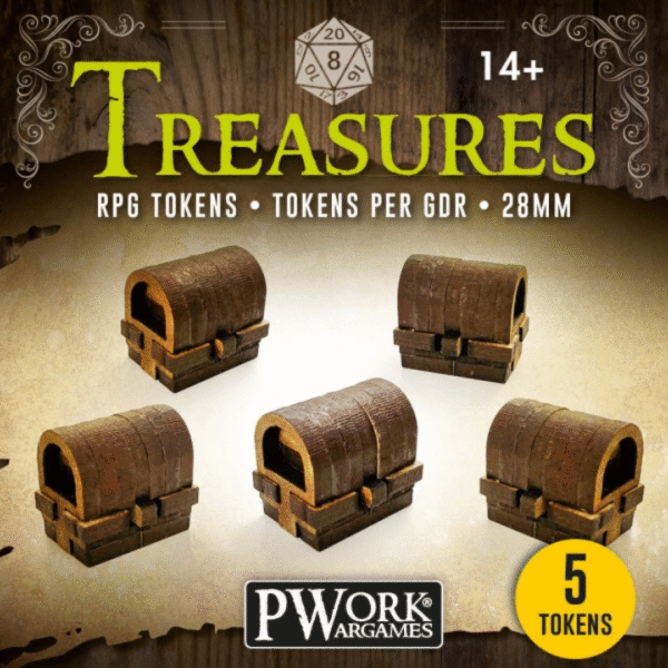 Treasures - RPG tokens - Pwork Wargames