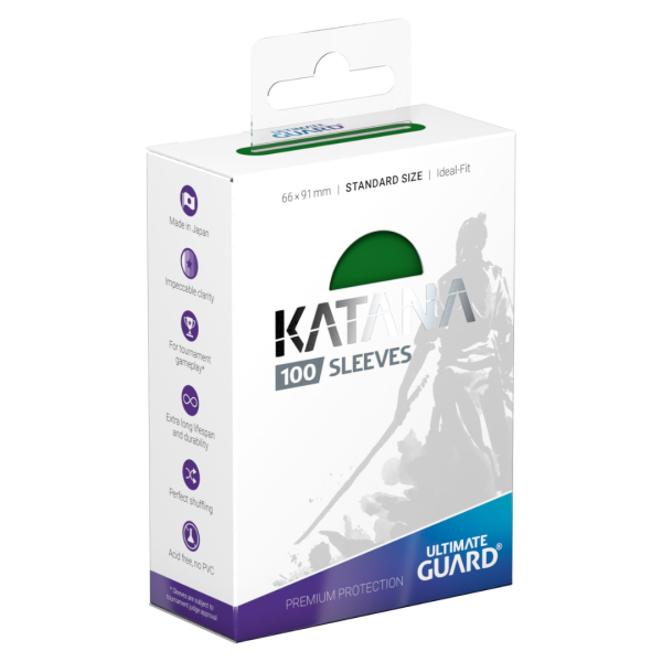 Ultimate Guard - Katana Sleeves Standard Size - Verde