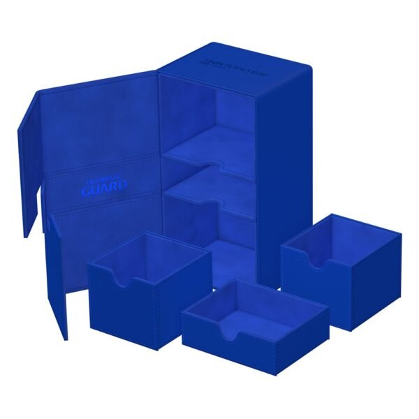Ultimate Guard Twin Flip`n`Tray 200+ XenoSkin Monocolor Blue (Offerta valida fino ad esaurimento scorte)