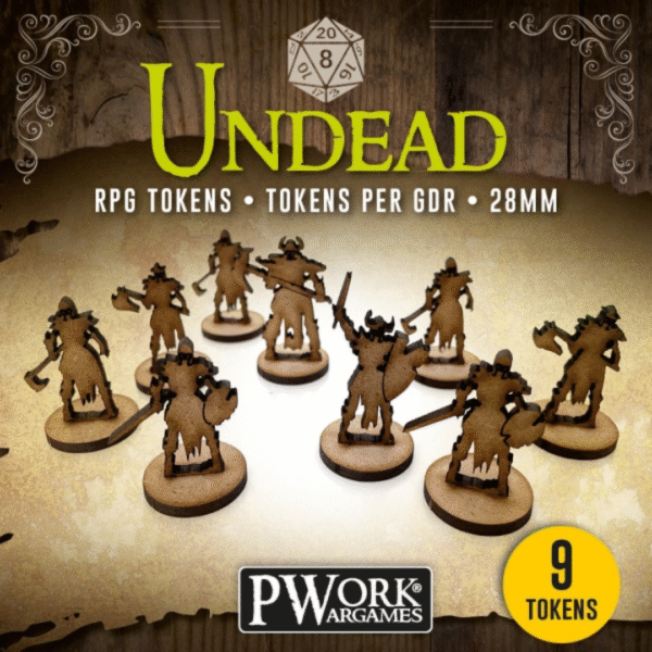 Undead - RPG tokens - Pwork Wargames