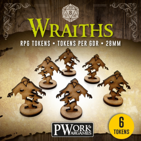 Wraiths - RPG tokens - Pwork Wargames