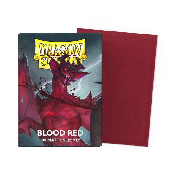 Blood Red - Matte Sleeves - Standard Size